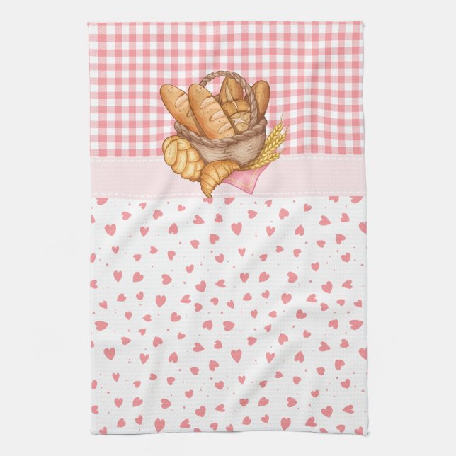 Bread Baker  Tea Towel (Vertical)
