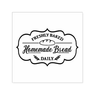 Bread Bakery Homemade Theme Self-inking Stamp