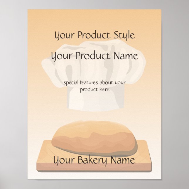 Bread Bakery Product Sign (Front)