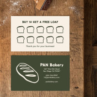 Bread Bakery Sourdough CUSTOM Hand-drawn Rewards