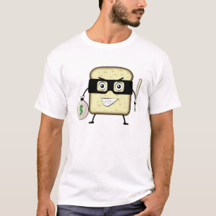 Bread Bandit - Funny Character Illustration T-Shirt
