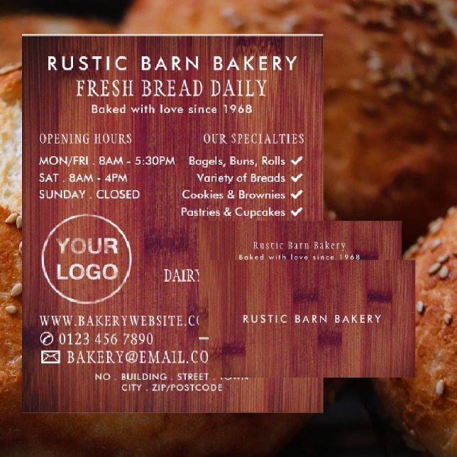 Bread Board, Bakers, Bakery Store Advertising Flyer (Creator Uploaded)