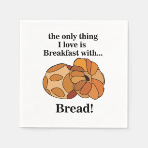 Bread Breakfast Bakery Party Napkin