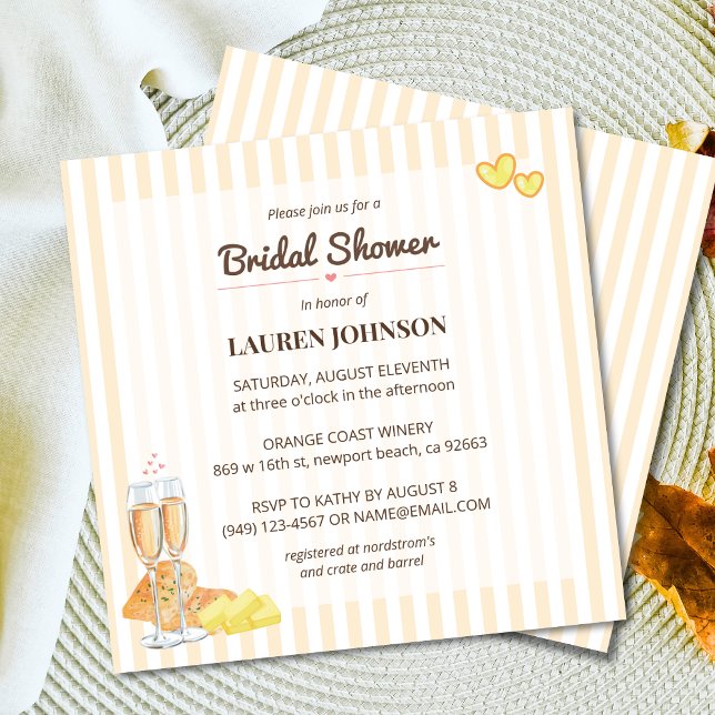 Bread Butter Theme Butter Together Bridal Shower Invitation (Creator Uploaded)