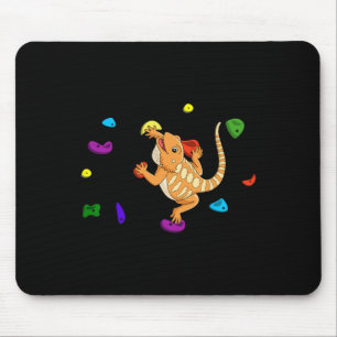 Bread Dragon Climbing Funny Sport Player Animal Lo Mouse Pad