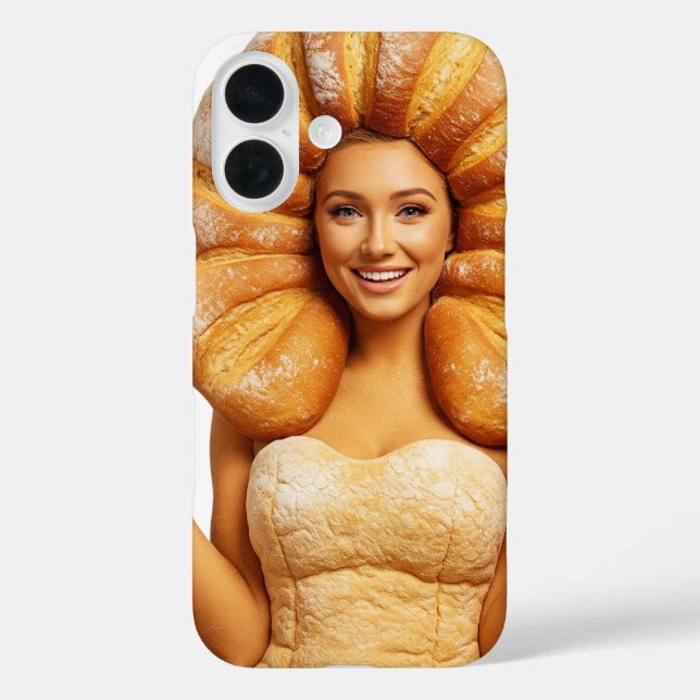 Bread Head High Fashion Loaf Model Case-Mate iPhone Case (Back)