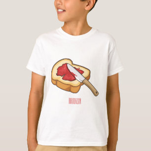 Bread & jam cartoon illustration  T-Shirt
