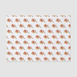 Bread & jam cartoon illustration tissue paper