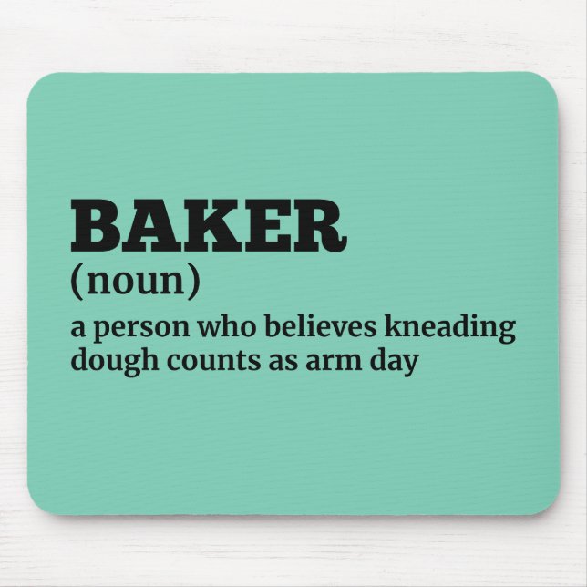 Bread Maker Funny Definition Mouse Pad (Front)