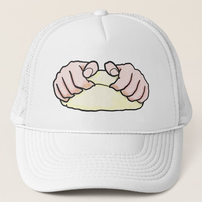 Bread Making Hands Trucker Hat (Front)