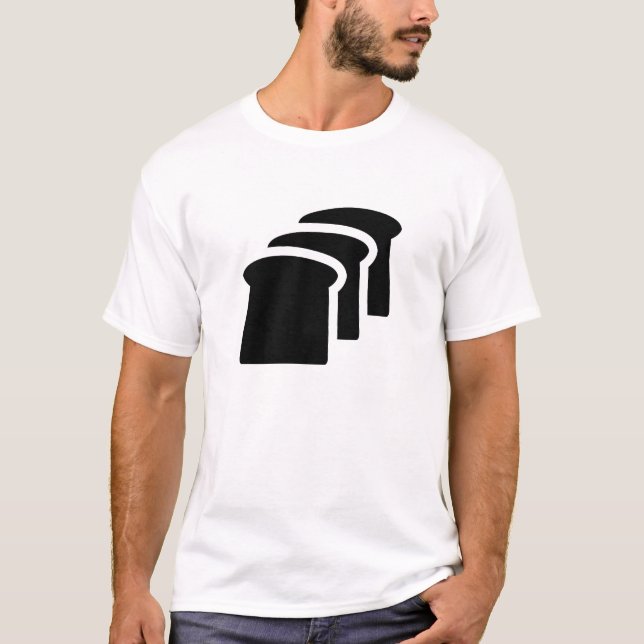 Bread Pictogram T-Shirt (Front)