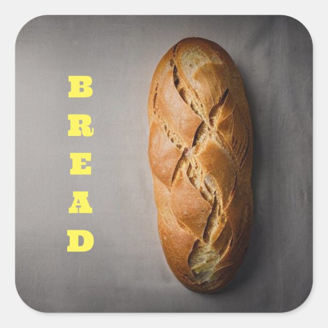 Bread Square Sticker (Front)