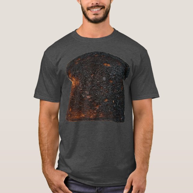 Bread Toast Burnt Halloween Easy Costume Idea T-Shirt (Front)