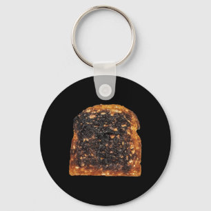 Bread Toast Burnt Matching Halloween Costume Key Ring