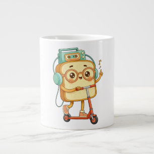 Bread Tony- cute scooter T-Shirt Large Coffee Mug