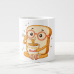 Bread Tony – Ramen Break T-Shirt Large Coffee Mug<br><div class="desc">This is my character, Bread Tony.
I tell the story of each day through him.
Today, he finds happiness in a warm and delicious bowl of his favorite ramen.</div>