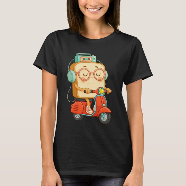 Bread Tony – Scooter Ride T-Shirt (Front)