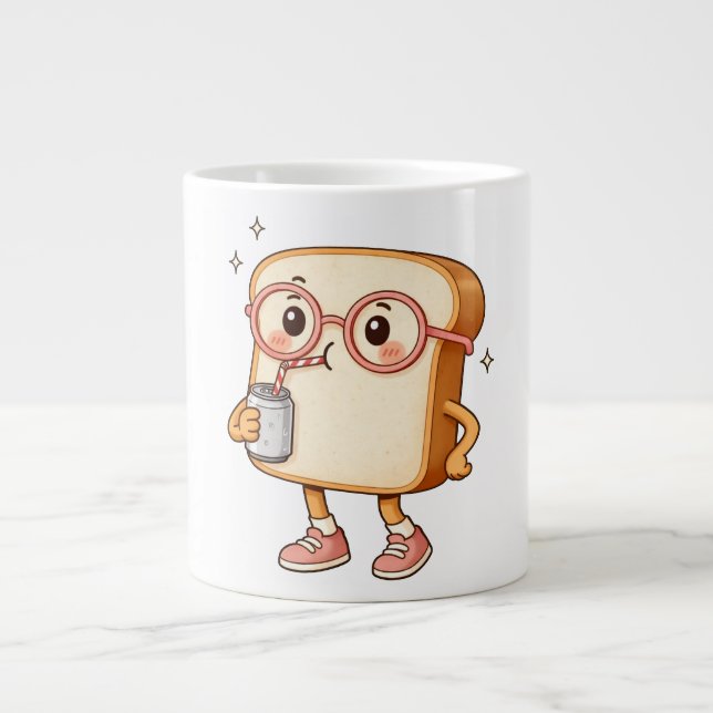 Bread Tony – Sparkling Break T-Shirt Large Coffee Mug (Front)