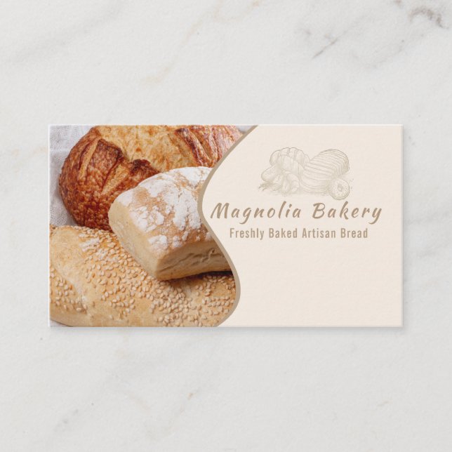 Bread Varieties Business Card (Front)