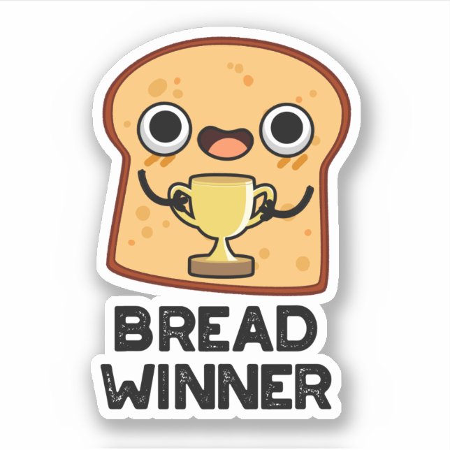 Bread Winner Funny Food Pun  (Front)