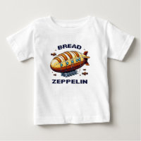 Bread Zeppelin - Whimsical 8-Bit Airship Art