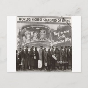 Breadline Postcard