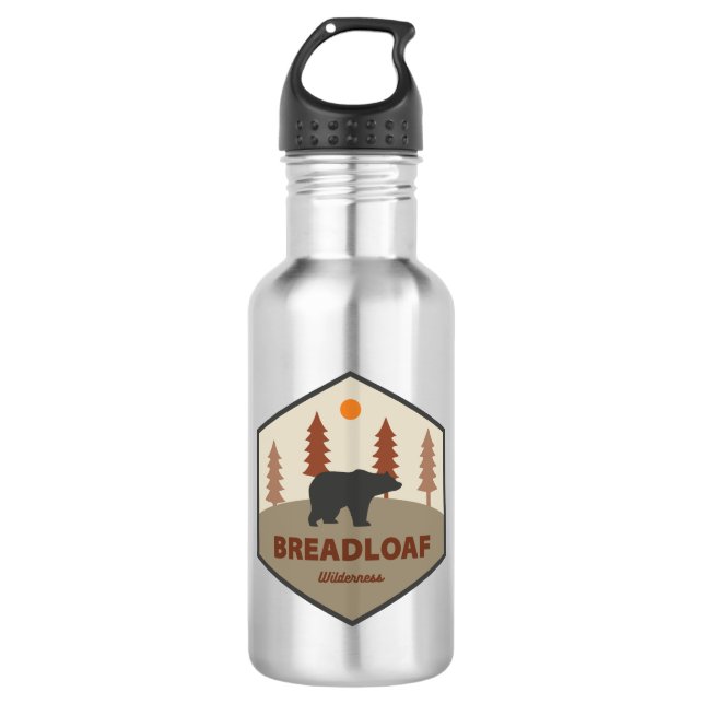Breadloaf Wilderness Vermont Bear 532 Ml Water Bottle (Front)