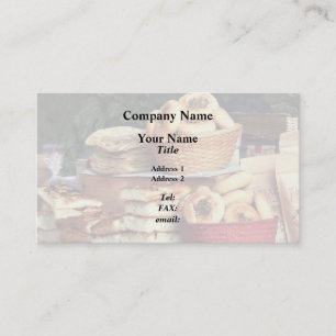 Breads at Farmer's Market Business Card