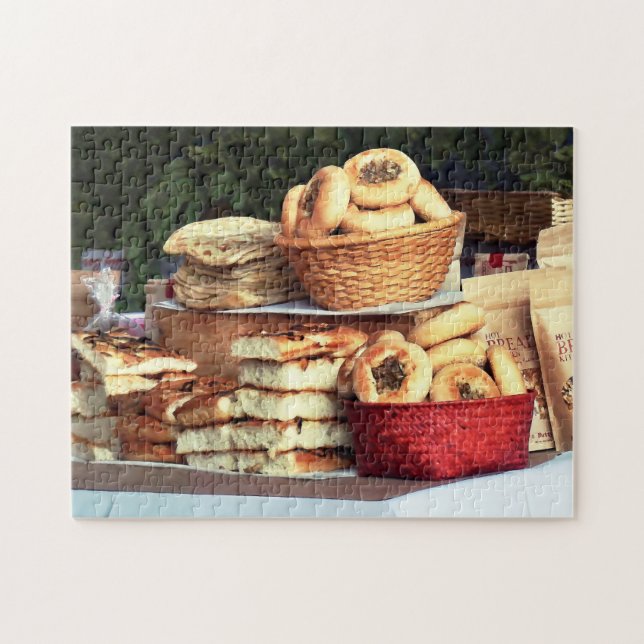 Breads at Farmer's Market Jigsaw Puzzle (Horizontal)