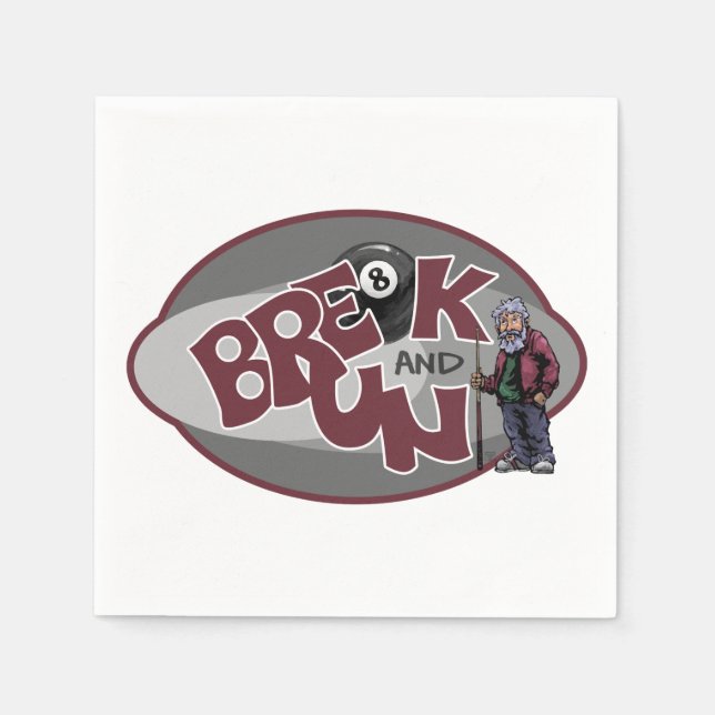 Break and Run Napkin (Front)