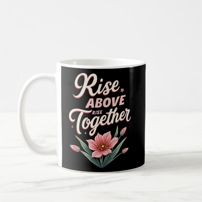 Break Barriers, Make History - Intl Women's Day Coffee Mug (Left)