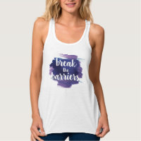 Break Barriers Women's New Balance Workout TankTop
