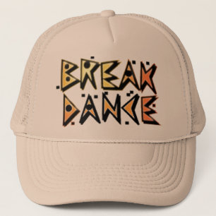 Break dance brown hat
