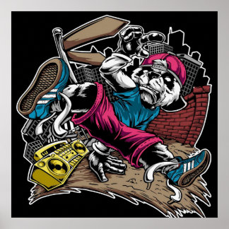 Break Dance | Cute Panda Lover Poster
