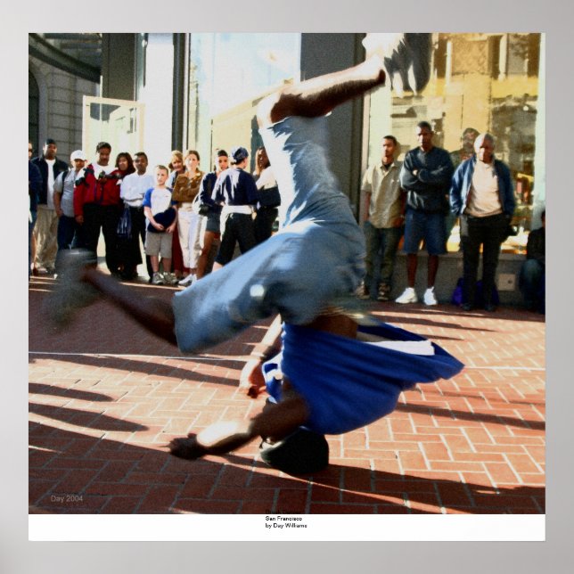 Break Dancer, San Francisco Poster (Front)