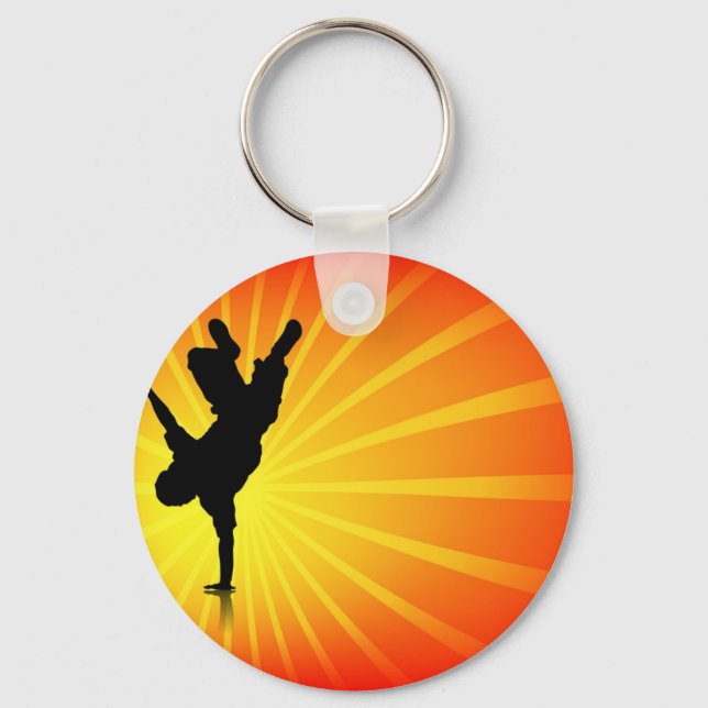 Break Dancing Key Ring (Front)
