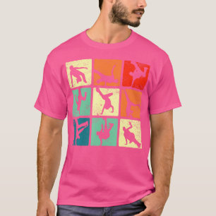 Break Dancing Shirt Bboy Poses Retro Vintage Hip H