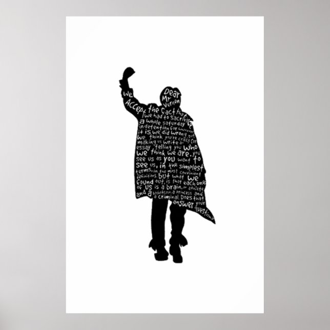 break fast quote poster (Front)