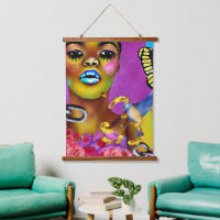 Break Free African American Woman Art Hanging Tape