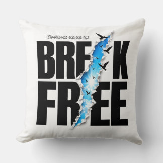 Break Free Throw Pillow