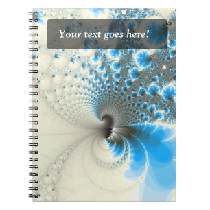 Break on Through - Fractal Art Spiral Notebook