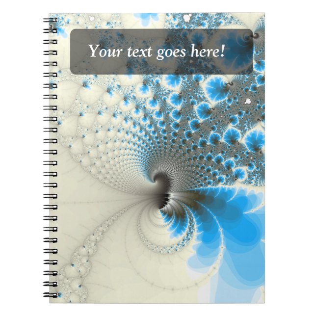 Break on Through - Fractal Art Spiral Notebook (Front)