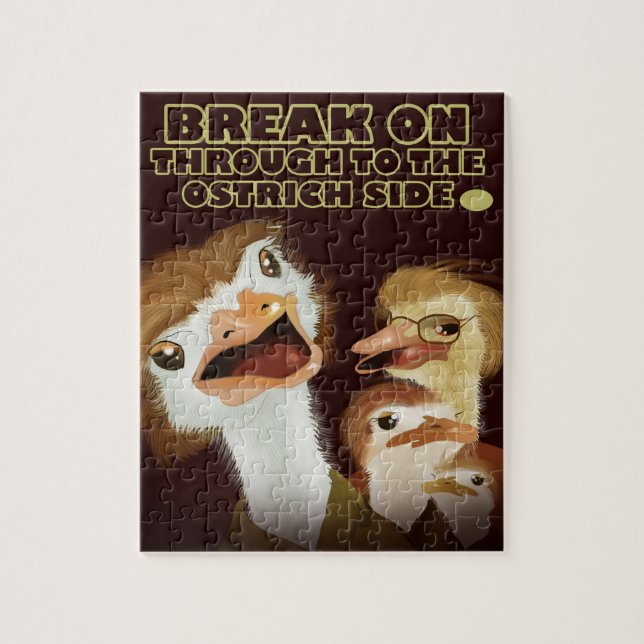 Break on Through to the Ostrich Side Puzzle (Vertical)