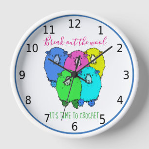 Break out the wool, it's time to crochet clock
