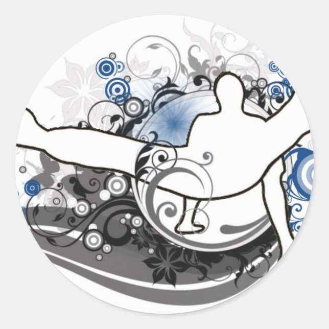 Break Something Classic Round Sticker (Front)