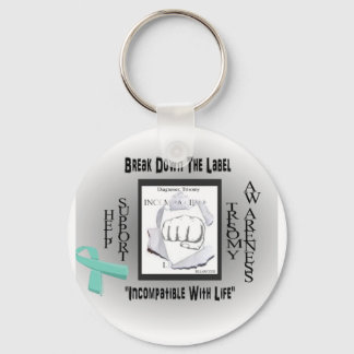 Break the label "incompatible with life" trisomy key ring