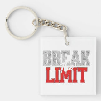 Break the Limit Motivational Gym Key Ring
