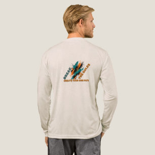 Break the Rules Create Your Own Path Grunge T-Shir Tri-Blend Shirt