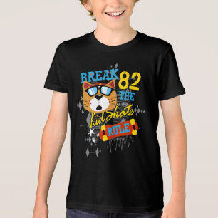 Break the Skate Rule: Cool Cat Edition Tri-Blend Shirt