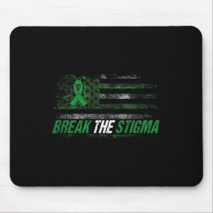 Break The Stigma Mental Health Awareness Month Ame Mouse Pad